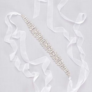 Vera Wang brand new crystal wedding belt.
